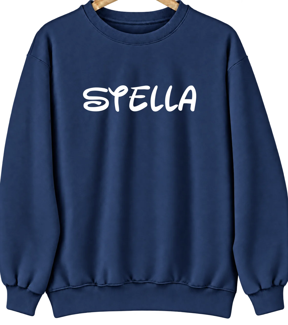 Stella, Puerto Rico Hometown Crewneck — Navy