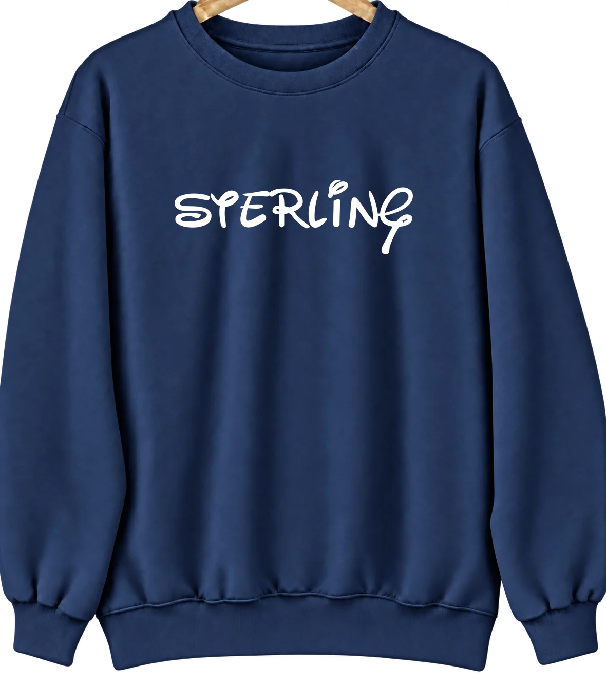 Sterling, Oklahoma Hometown Crewneck — Navy
