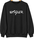 Stigler, Oklahoma Hometown Crewneck — Black