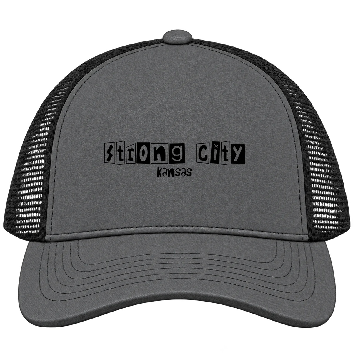 Strong City, Kansas Hometown Trucker Cap