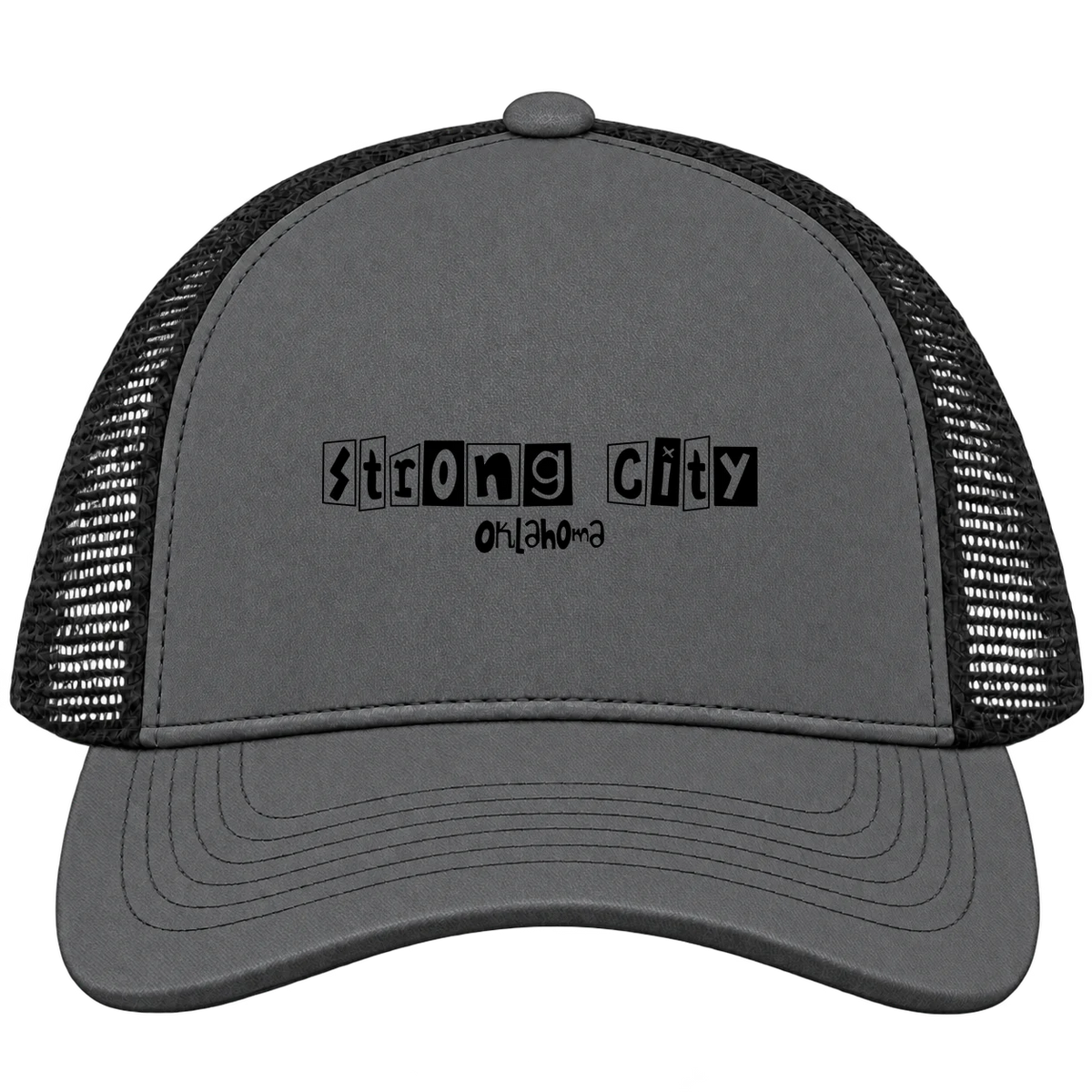 Strong City, Oklahoma Hometown Trucker Cap