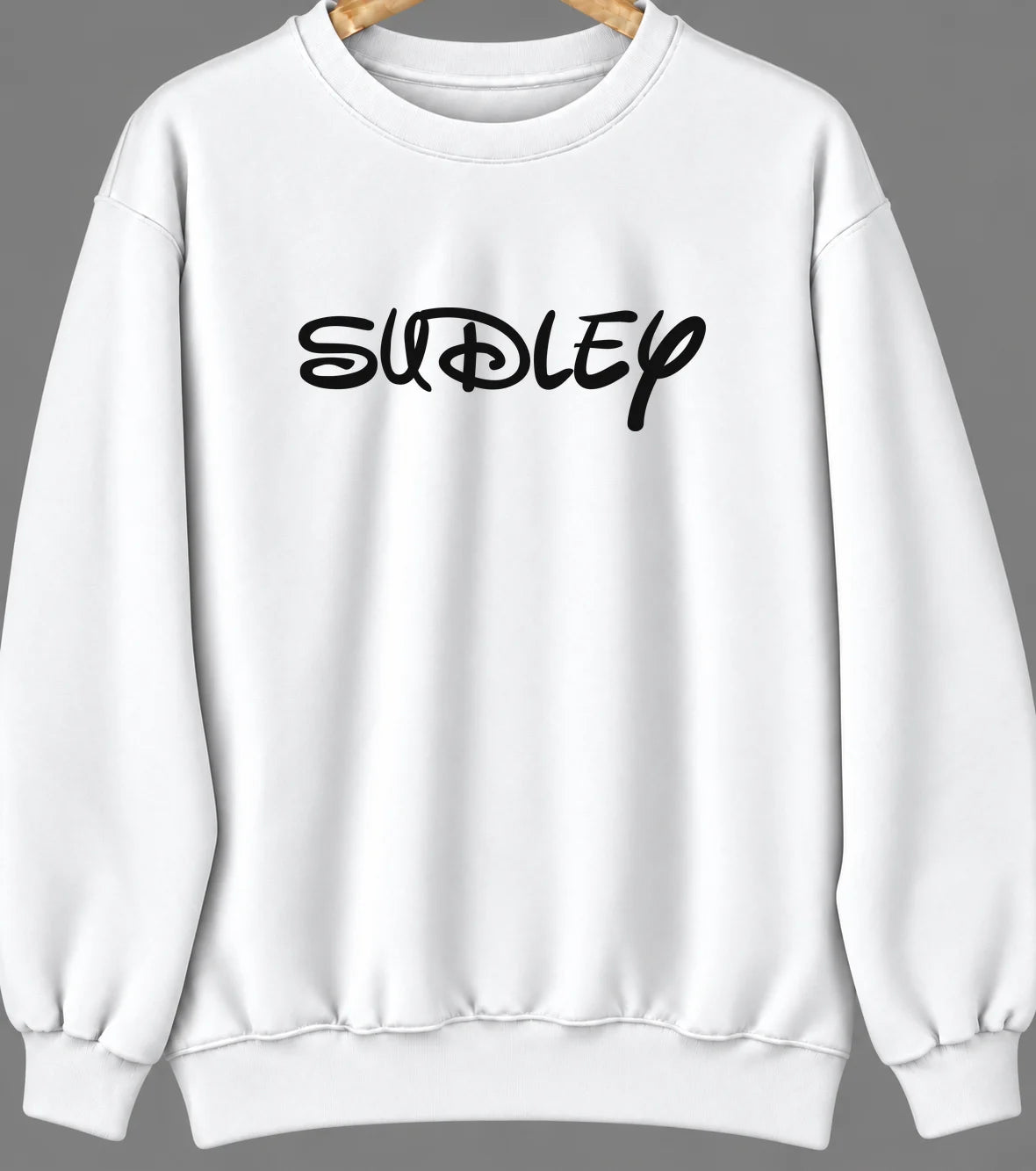 Sudley, Virginia Hometown Crewneck — White