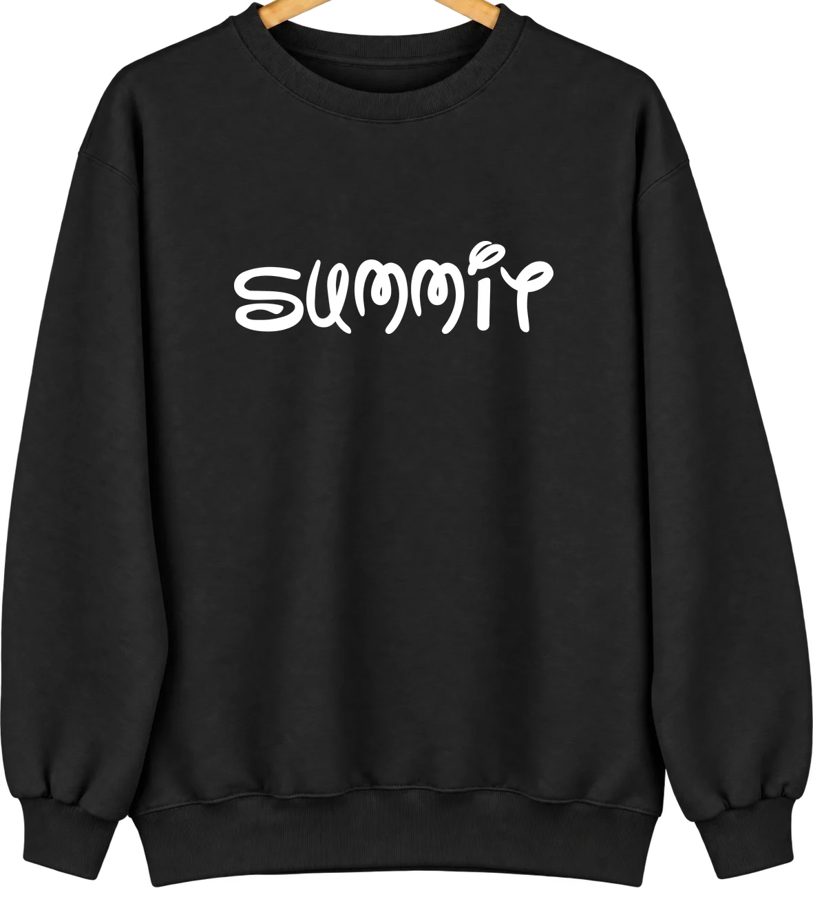 Summit, Illinois Hometown Crewneck — Black