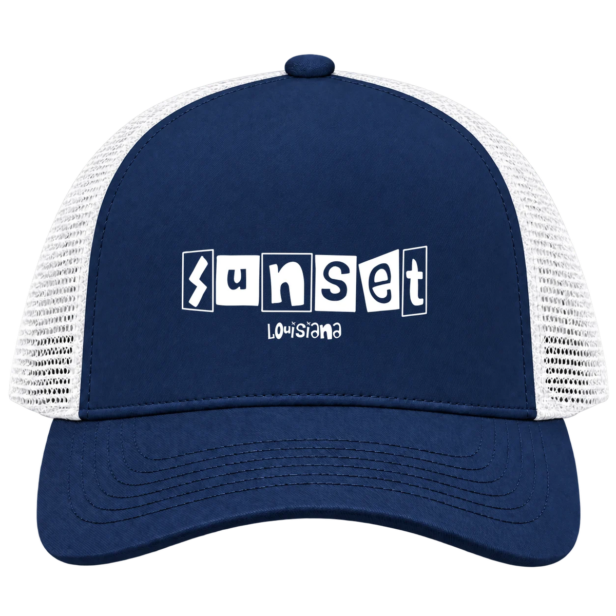 Sunset, Louisiana Hometown Trucker Cap