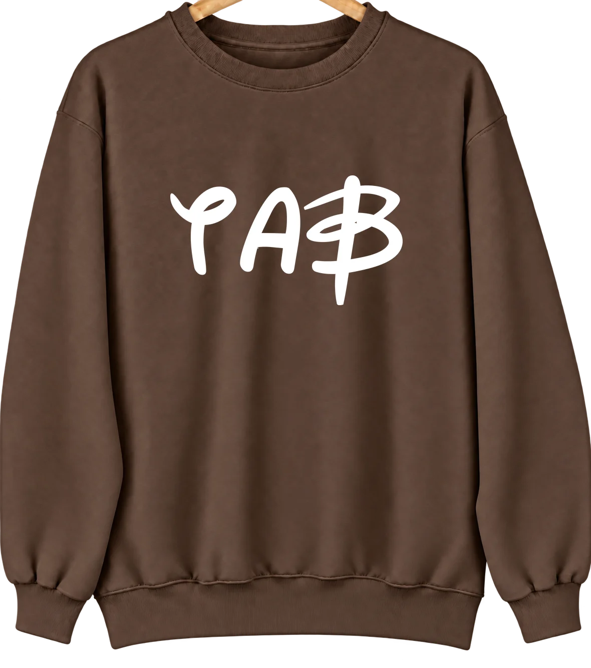 Tab, Indiana Hometown Crewneck — Brown