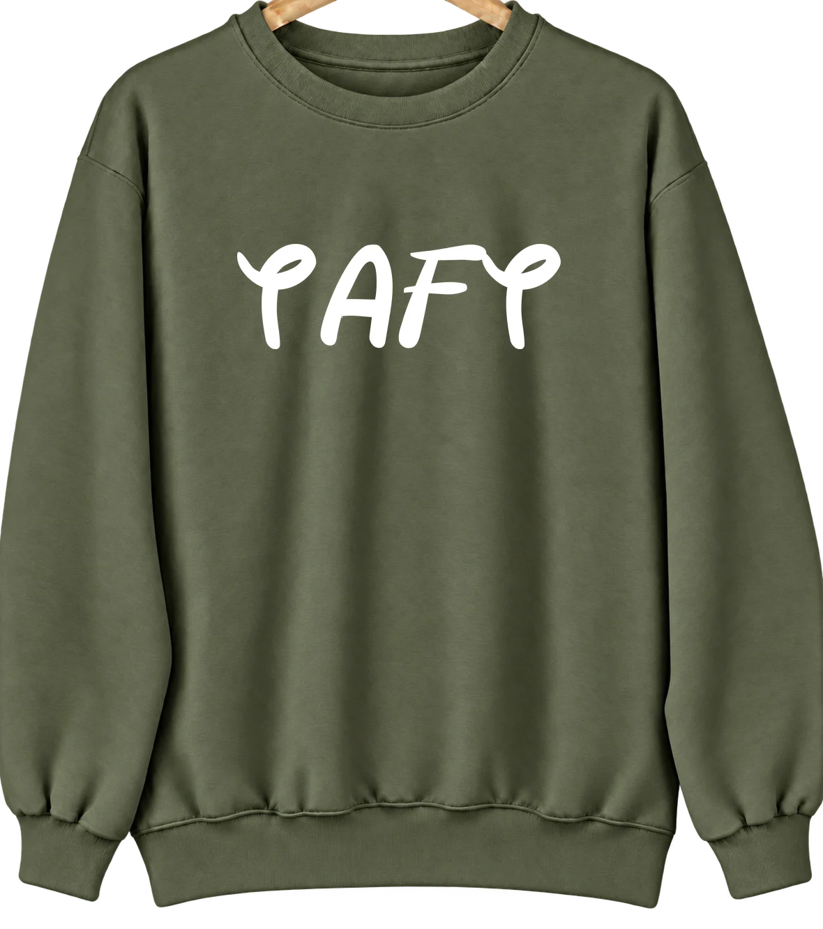 Taft, Florida Hometown Crewneck — Military Green
