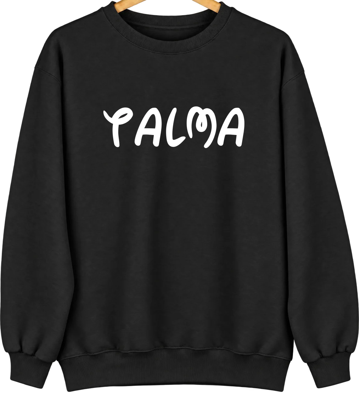 Talma, Indiana Hometown Crewneck — Black