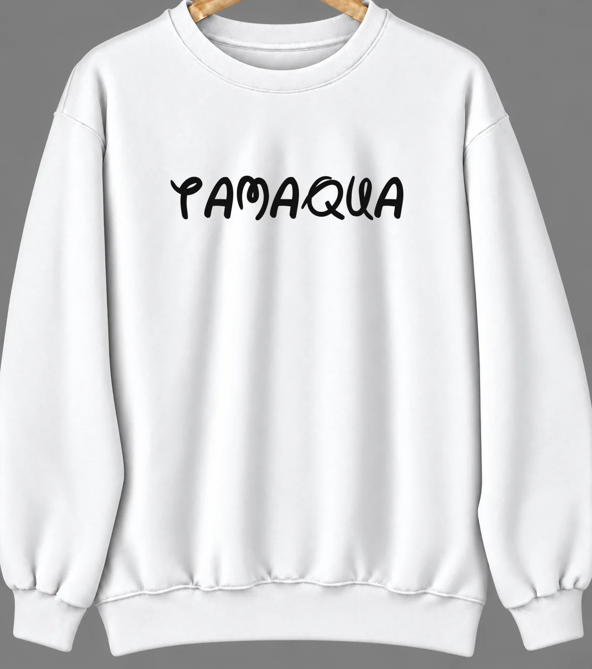 Tamaqua, Pennsylvania Hometown Crewneck — White
