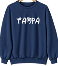 Tampa, Kansas Hometown Crewneck — Navy