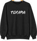 Tehama, California Hometown Crewneck — Black