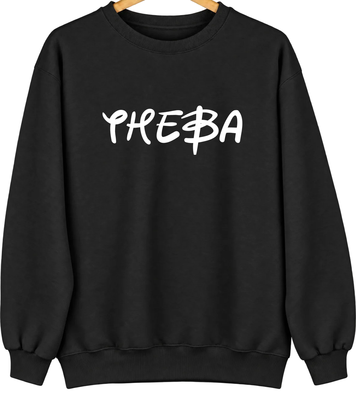Theba, Arizona Hometown Crewneck — Black