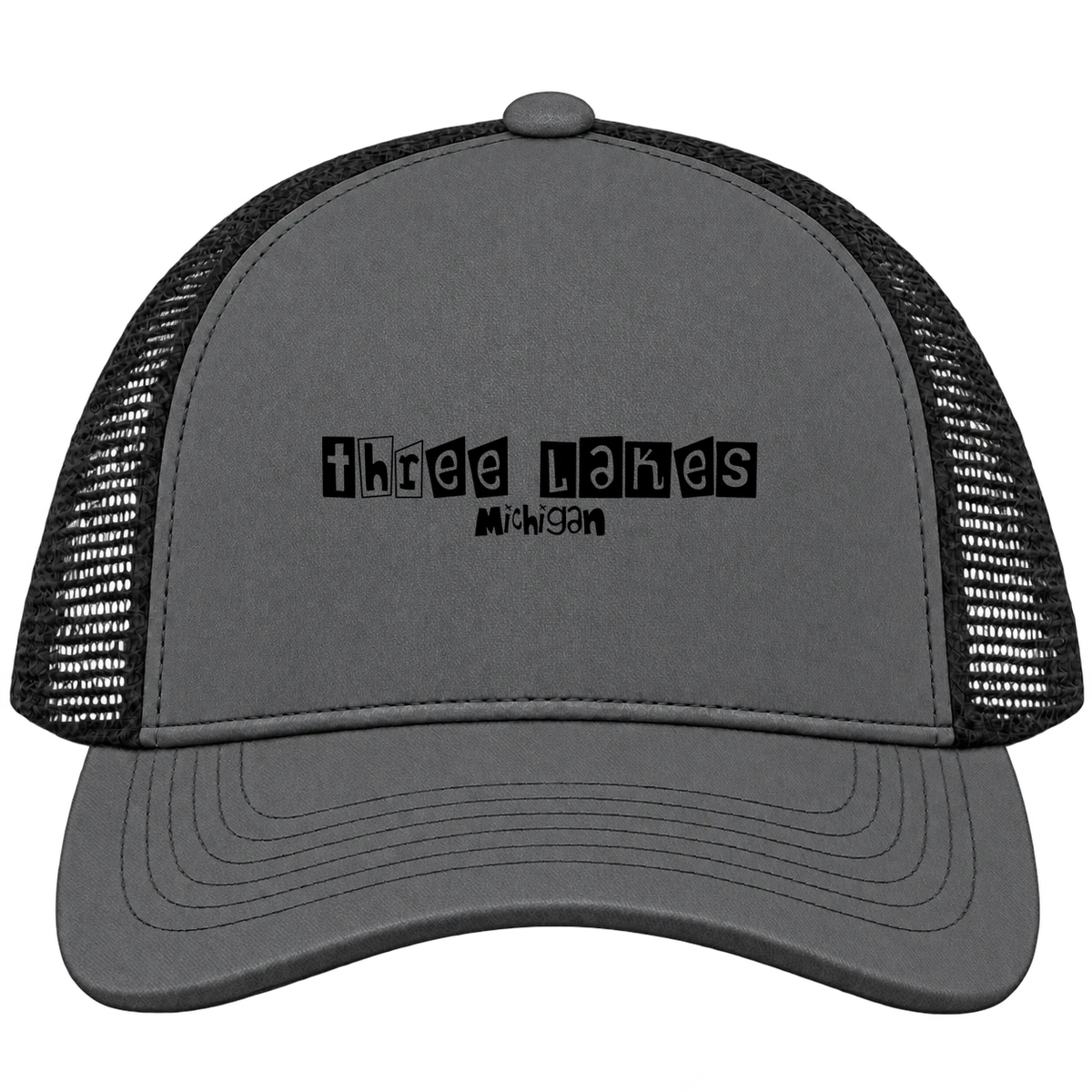 Three Lakes, Michigan Hometown Trucker Cap