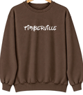 Timberville, Virginia Hometown Crewneck — Brown