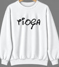 Tioga, Texas Hometown Crewneck — White