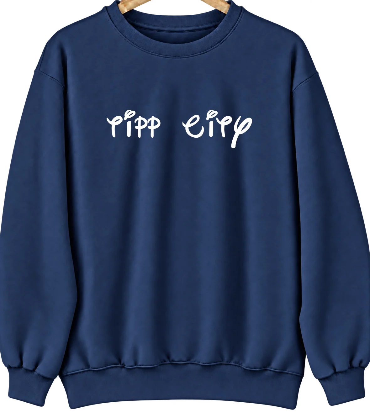 Tipp City, Ohio Hometown Crewneck — Navy
