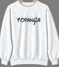 Topanga, California Hometown Crewneck — White