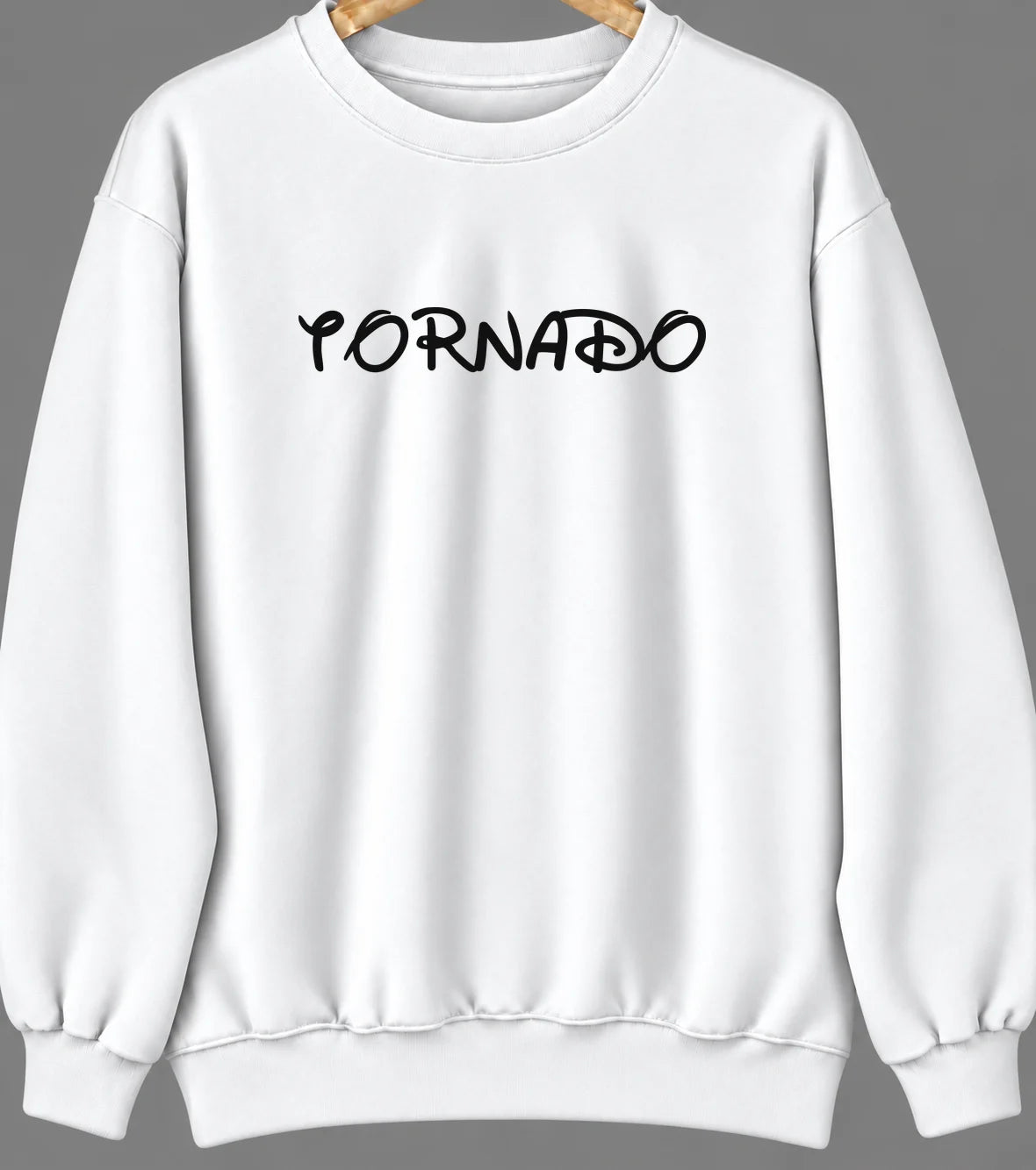 Tornado, West Virginia Hometown Crewneck — White