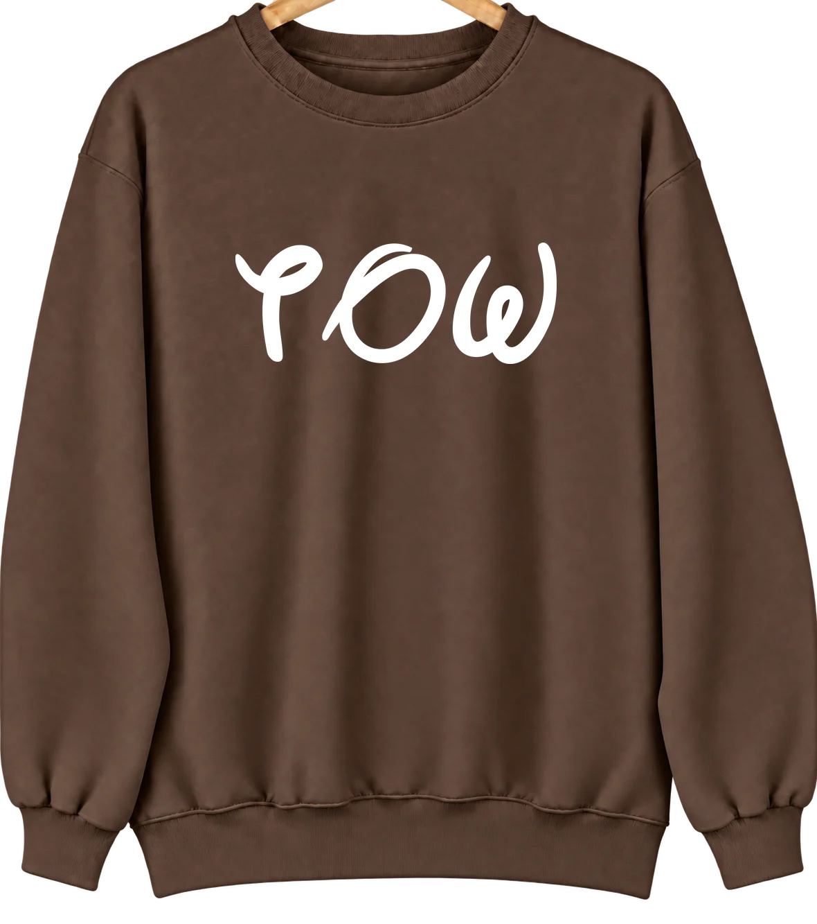 Tow, Texas Hometown Crewneck — Brown