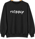 Tribbey, Oklahoma Hometown Crewneck — Black