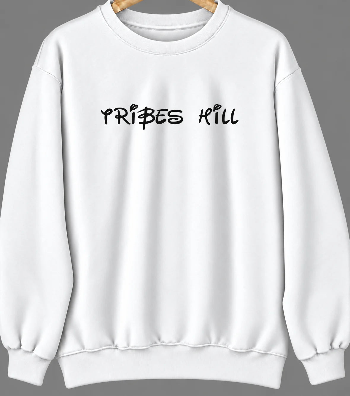 Tribes Hill, New York Hometown Crewneck — White