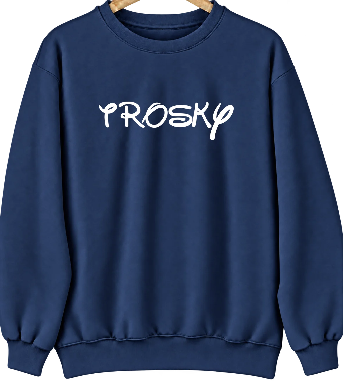Trosky, Minnesota Hometown Crewneck — Navy