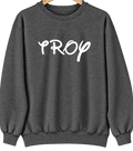 Troy, Alabama Hometown Crewneck — Dark Heather