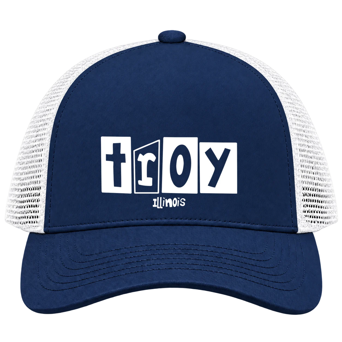 Troy, Illinois Hometown Trucker Cap