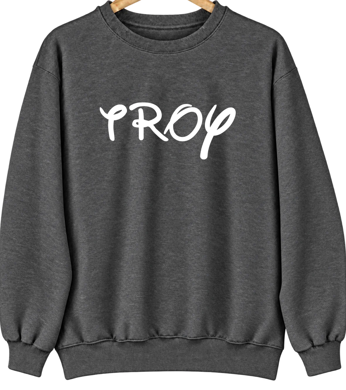 Troy, South Carolina Hometown Crewneck — Dark Heather