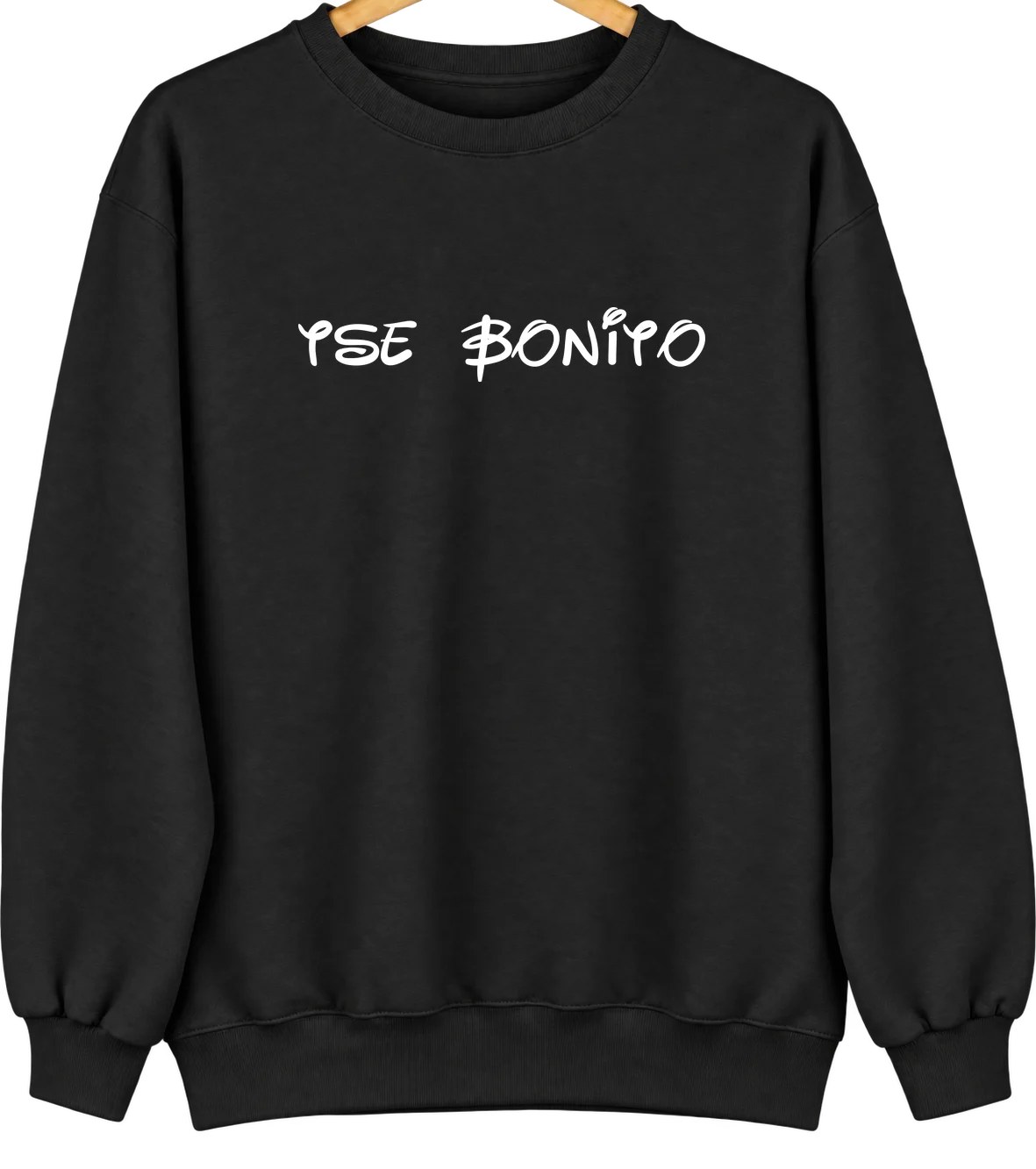 Tse Bonito, New Mexico Hometown Crewneck — Black