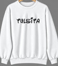 Tulsita, Texas Hometown Crewneck — White