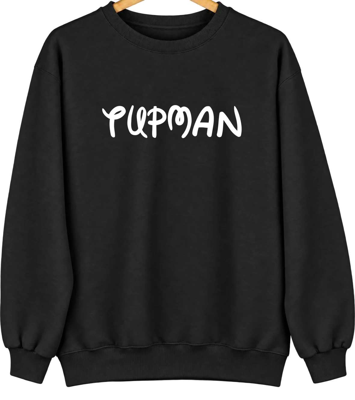 Tupman, California Hometown Crewneck — Black