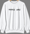 Turtle Lake, Montana Hometown Crewneck — White