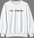 Two Harbors, Minnesota Hometown Crewneck — White