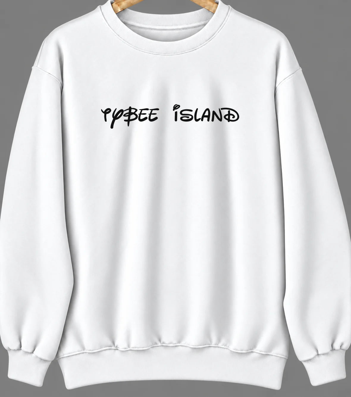 Tybee Island, Georgia Hometown Crewneck — White