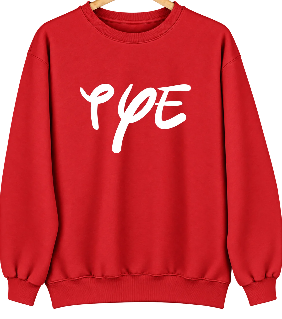Tye, Texas Hometown Crewneck — Red