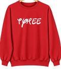Tyhee, Idaho Hometown Crewneck — Red