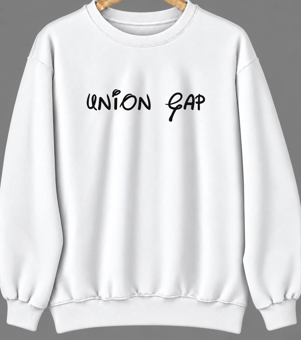 Union Gap, Washington Hometown Crewneck — White