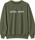 Union Star, Missouri Hometown Crewneck — Military Green