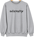 University, Mississippi Hometown Crewneck — Sport Grey
