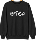 Utica, Michigan Hometown Crewneck — Black