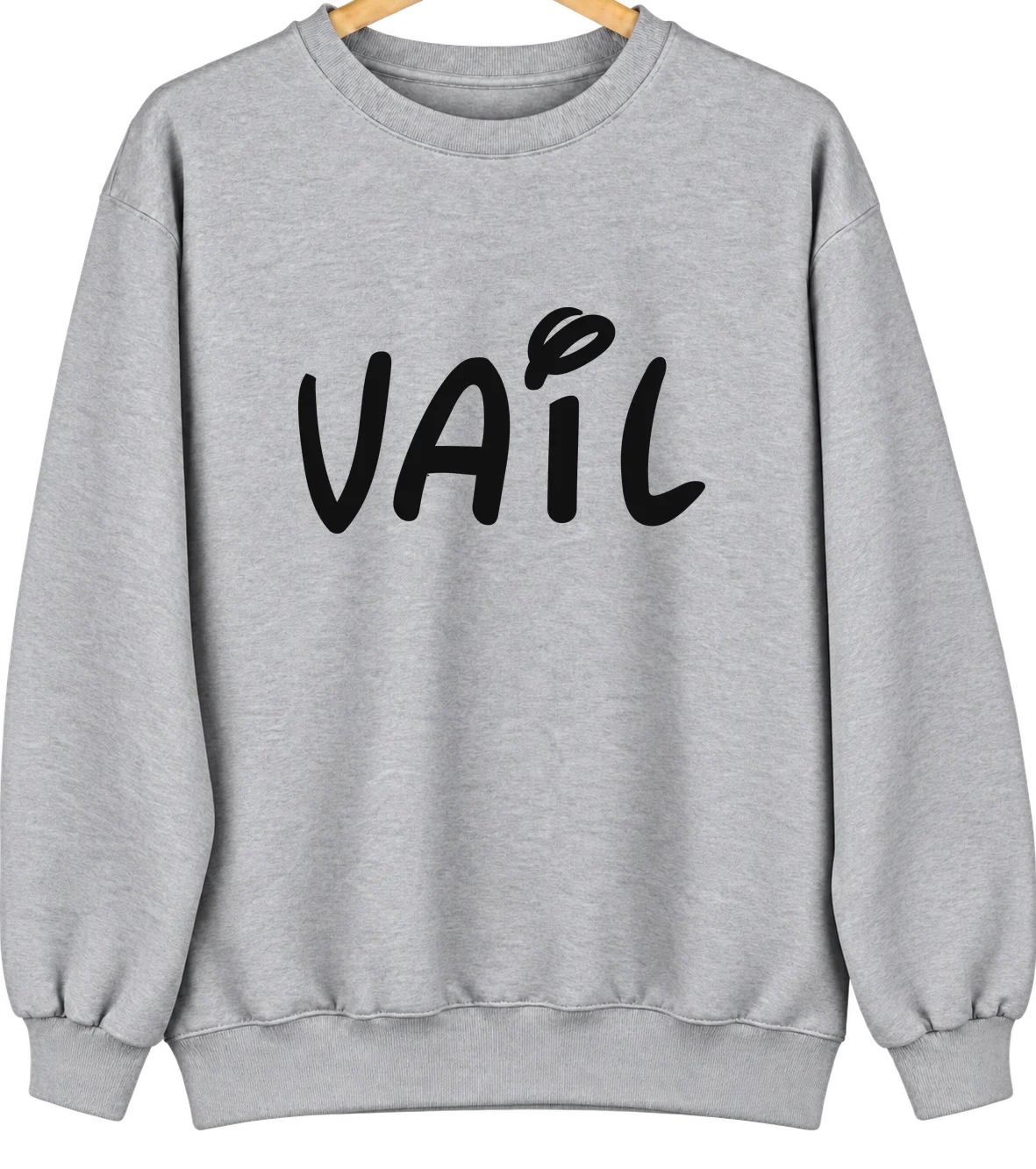 Vail, Pennsylvania Hometown Crewneck — Sport Grey
