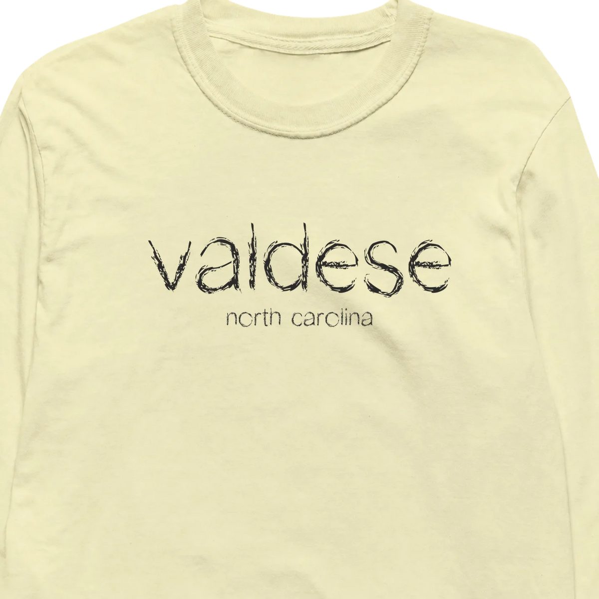 Valdese, North Carolina Hometown Long-Sleeve