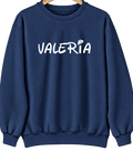 Valeria, Iowa Hometown Crewneck — Navy