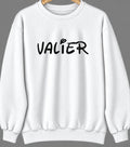 Valier, Montana Hometown Crewneck — White