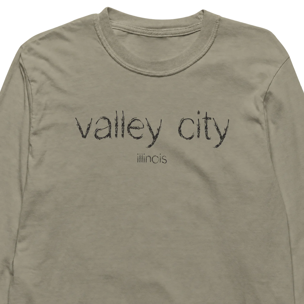 Valley City, Illinois Hometown Long-Sleeve