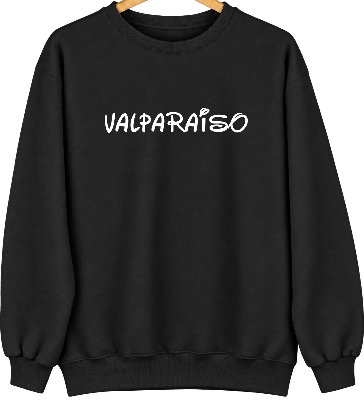 Valparaiso, Florida Hometown Crewneck — Black