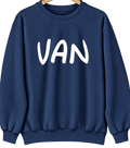 Van, West Virginia Hometown Crewneck — Navy