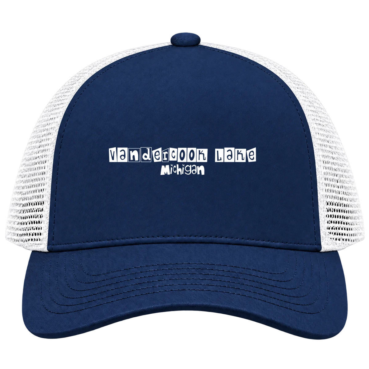 Vandercook Lake, Michigan Hometown Trucker Cap
