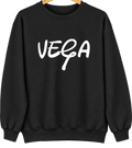 Vega, Texas Hometown Crewneck — Black