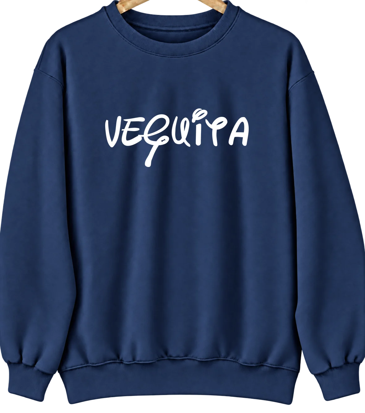 Veguita, New Mexico Hometown Crewneck — Navy